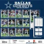 Dallas Cowboys 12" x 12" 2026 Calendrier mural Retour